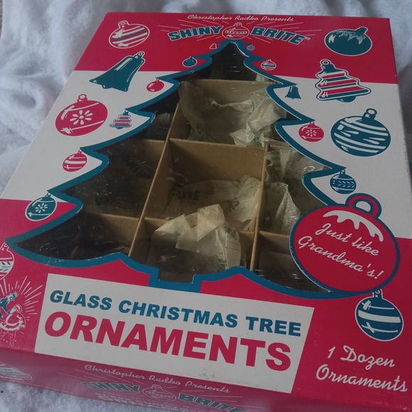 Christopher radko shiny brite BOX ONLY - Picture 2 of 6